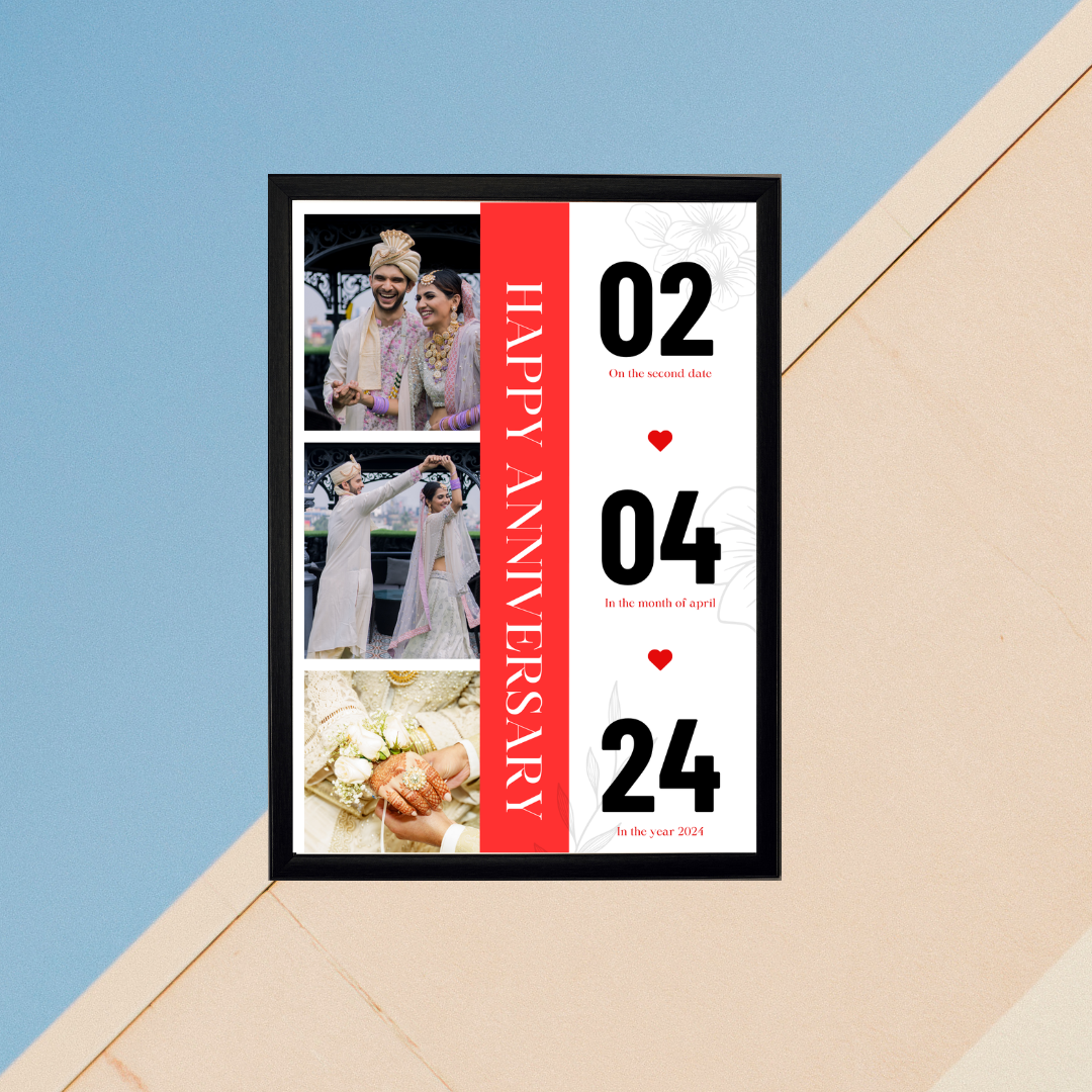 Love Photo Frame - With Date