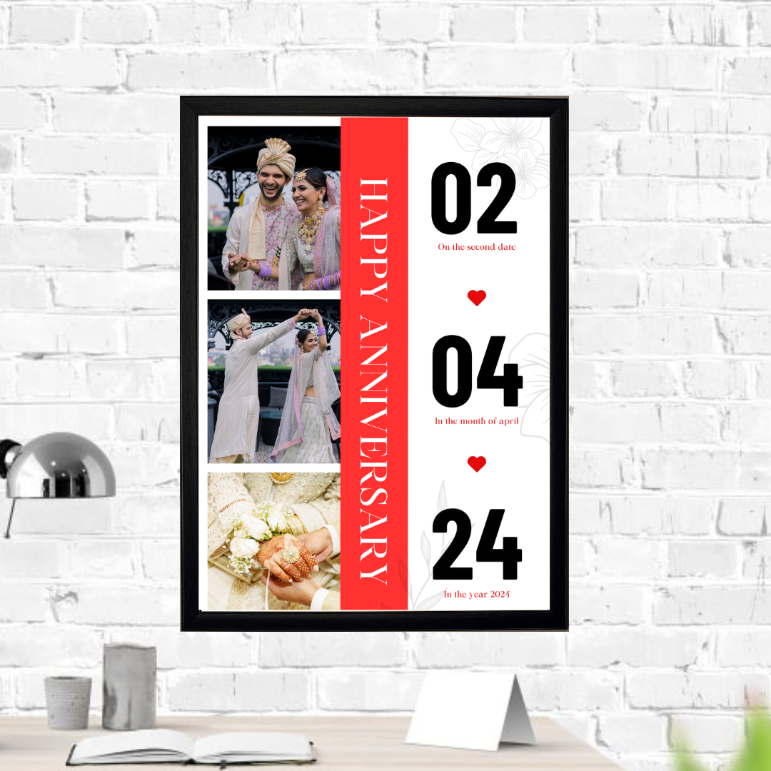 Love Photo Frame - With Date