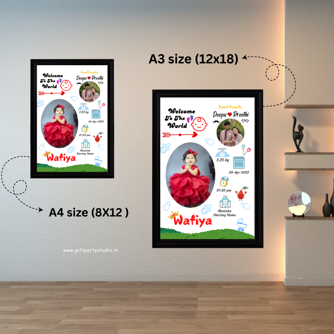 Baby birth frame-Design 3