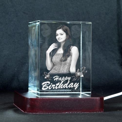 Personalized 3D Crystal Photo Engraving