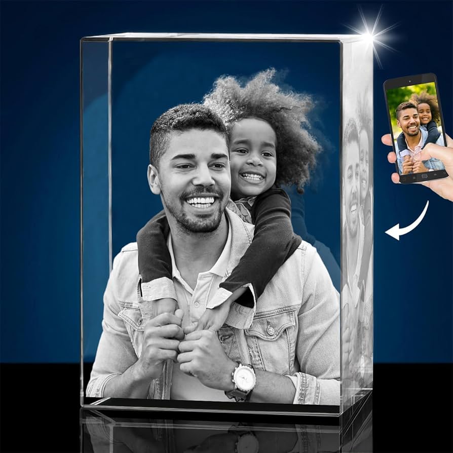Personalized 3D Crystal Photo Engraving