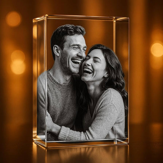 Personalized 3D Crystal Photo Engraving