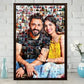 Custom Mosaic Photo Frame of Couple