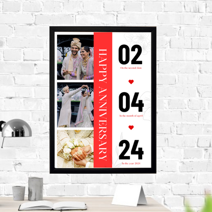 Love Photo Frame - With Date