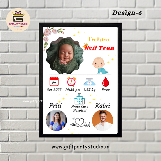 Baby birth frame-Design 6 [product_type]