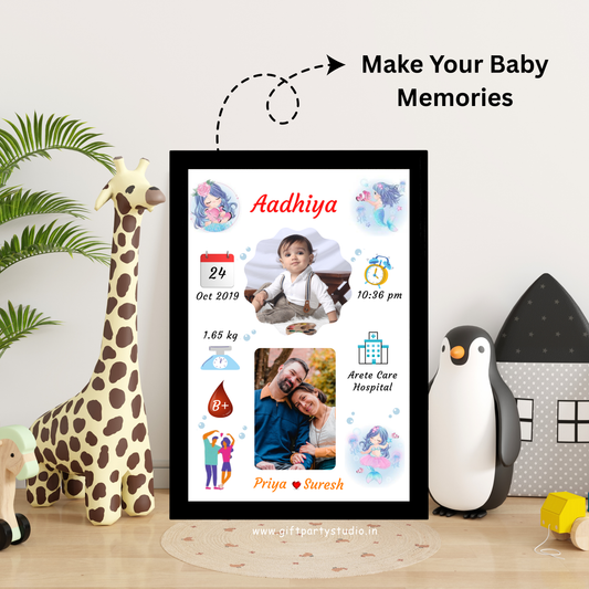 Baby Birth Frame - Design 6