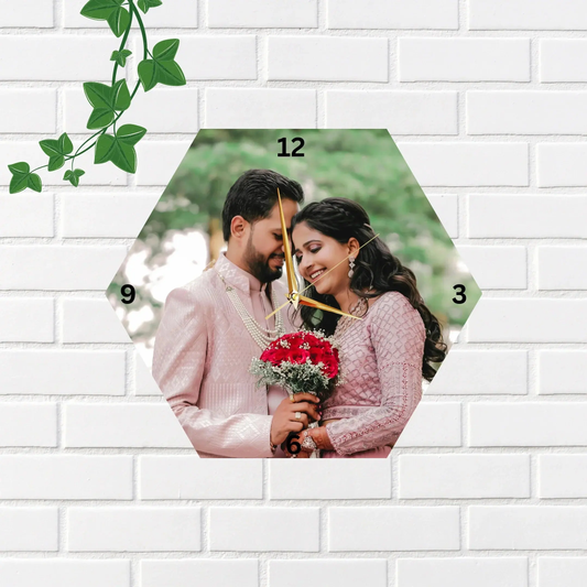 Personalized Photo Wall Clock - A4 [product_type]