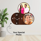 Personalized Wooden Photo Wall Clock-B2 giftpartystudio