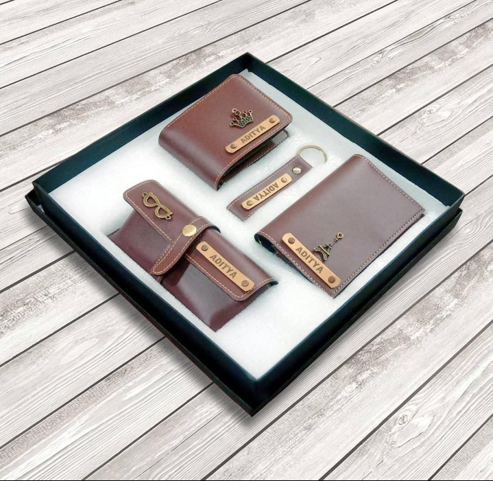 Customized Men's Wallet Combo - Wallet Combo Set