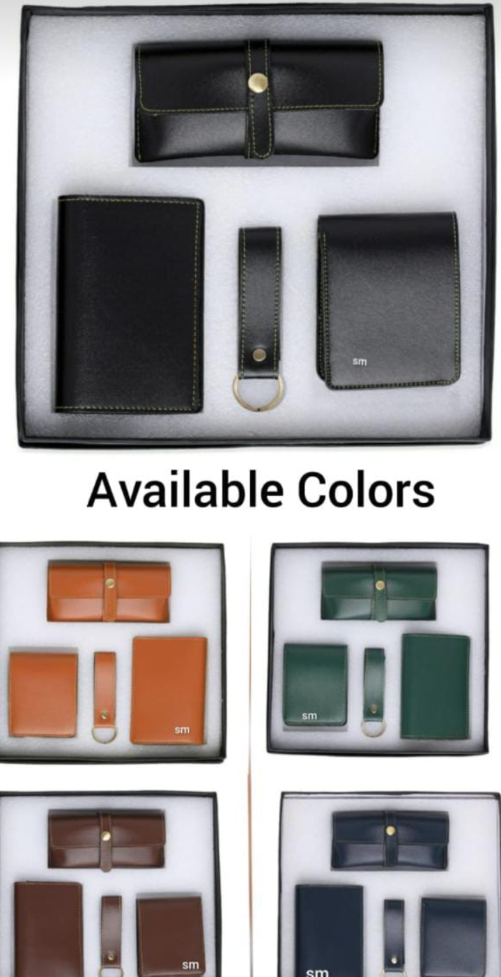 Customized Men's Wallet Combo - Wallet Combo Set